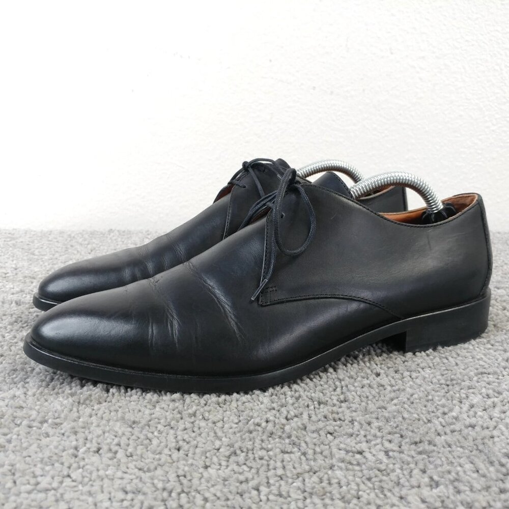 Everlane The Modern Leather Oxfords Womens Size 8 Shoes Made In Italy Black